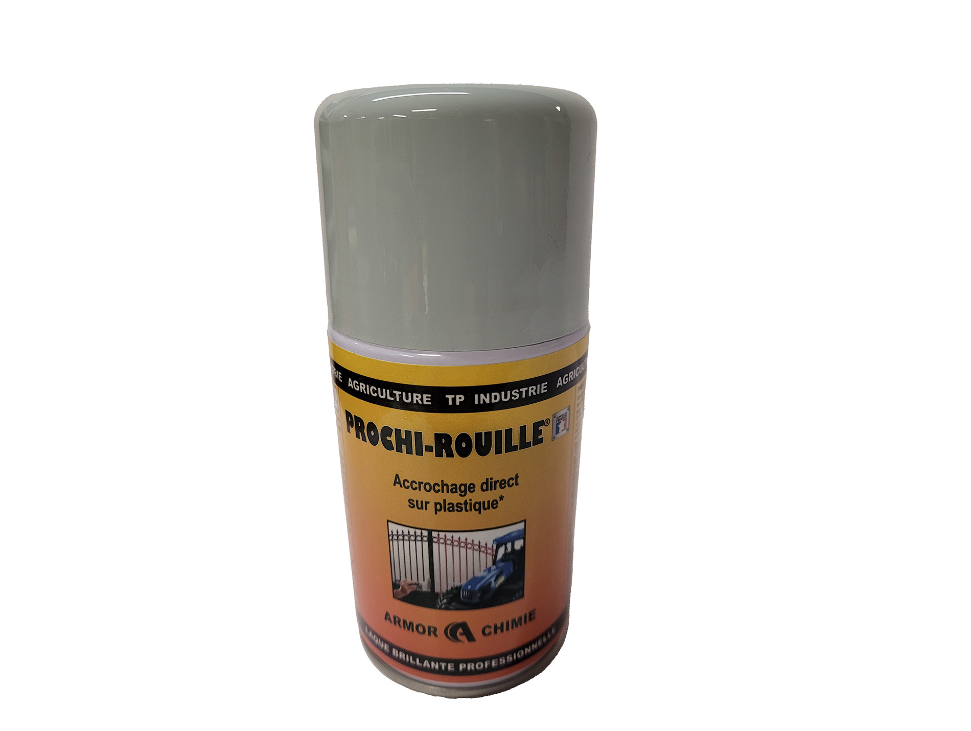 Peinture antirouille aérosol PROCHIROUILLE Gris blanc 667 250ml